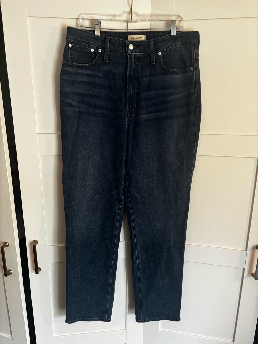 Madewell Women's Curvy Vintage Perfect Straight-Leg Jeans Size 32 Tall